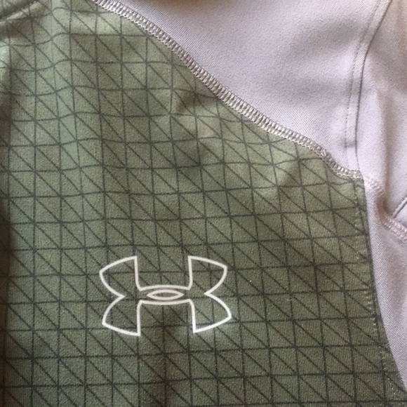 Under Armour Run Coldgear 1/4 Zip Long Sleeve Reflective Fitted Running Top S - Picture 7 of 12